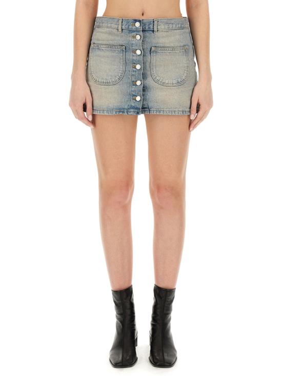  쿠레쥬 스커트 124DJU156 DE00167011 BLUE - COURREGES