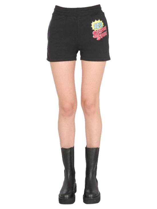  모스키노 숏팬츠 03786027 1555 BLACK - MOSCHINO