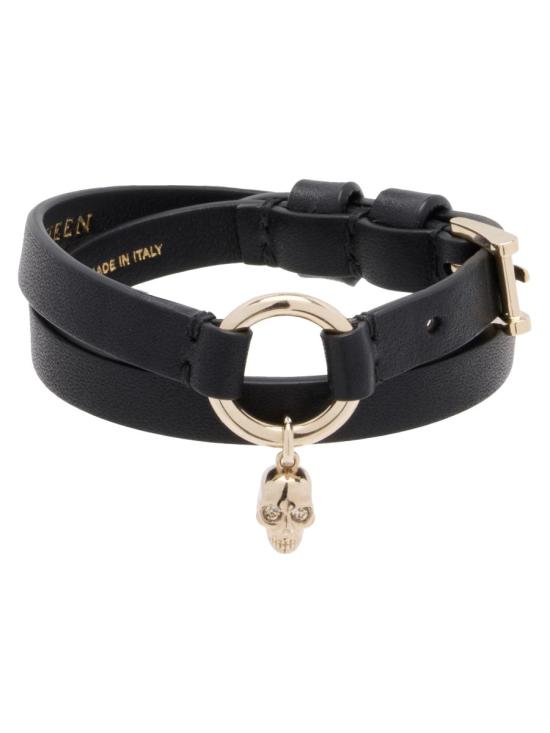 26FW 알렉산더 맥퀸 팔찌 857148 1AAWH1000 BLACK