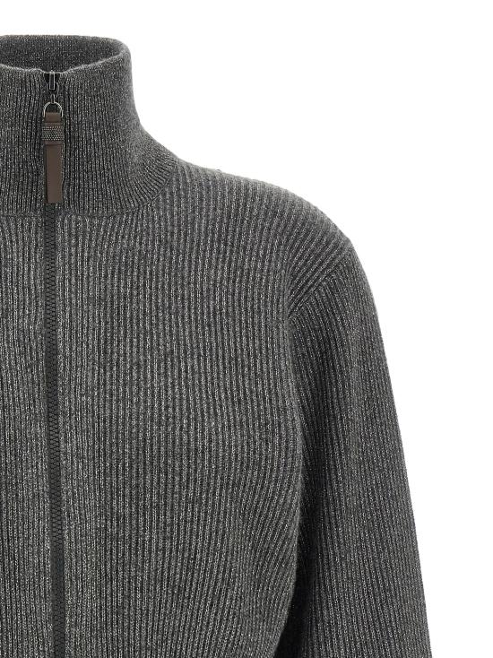 26FW 브루넬로 쿠치넬리 가디건 M1E224716CZN54 Gray - BRUNELLO CUCINELLI