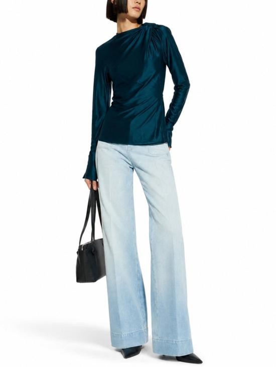 26SS 빅토리아 베컴 블라우스 1126WSH006991A DARKTEAL BLACK - VICTORIA BECKHAM