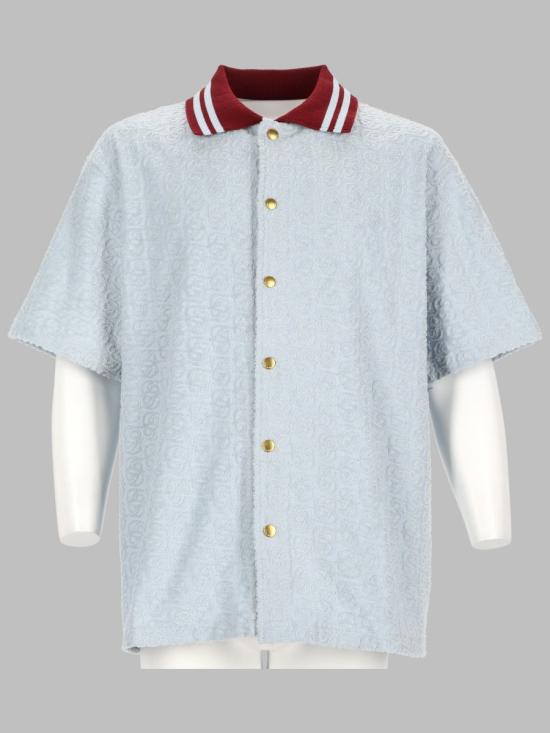 26FW 드롤드무슈 셔츠 SH221 CO201BLUE