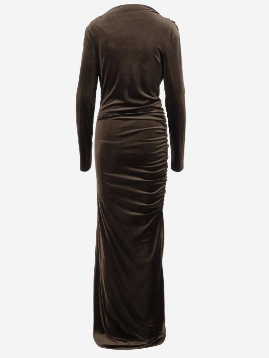 26FW DON'T AT ME 원피스 DAM26V09 BROWN - DON'T AT ME