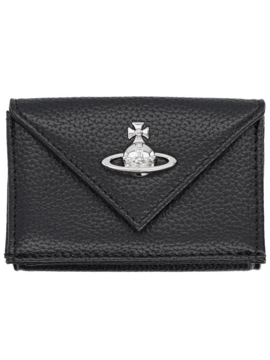 26FW 비비안웨스트우드 남성 레더 이중 반지갑 5115002EW S000DN403 BLACK - VIVIENNE WESTWOOD