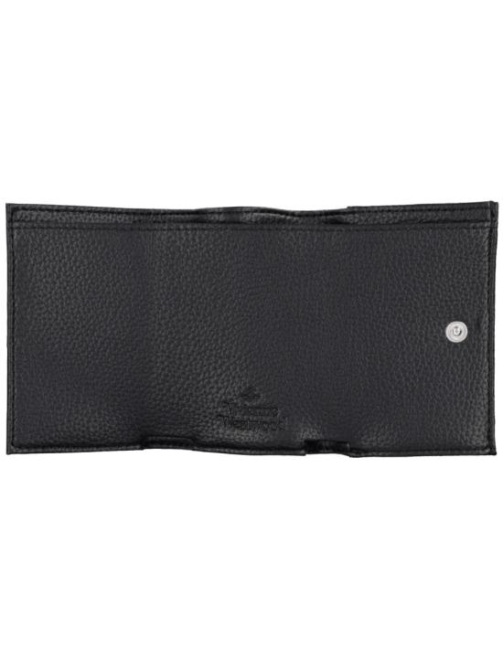 26FW 비비안웨스트우드 남성 레더 이중 반지갑 5115002EW S000DN403 BLACK - VIVIENNE WESTWOOD