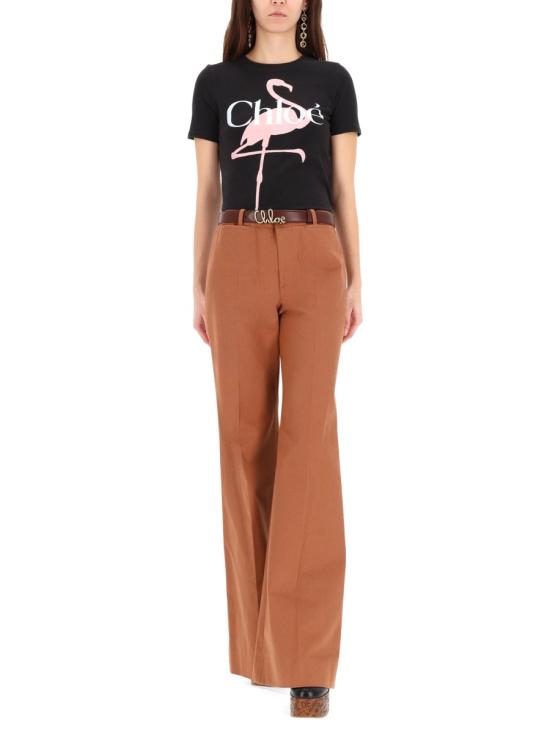 26SS 끌로에 폴로 티셔츠 26SJH08194 070 BLACK - CHLOE
