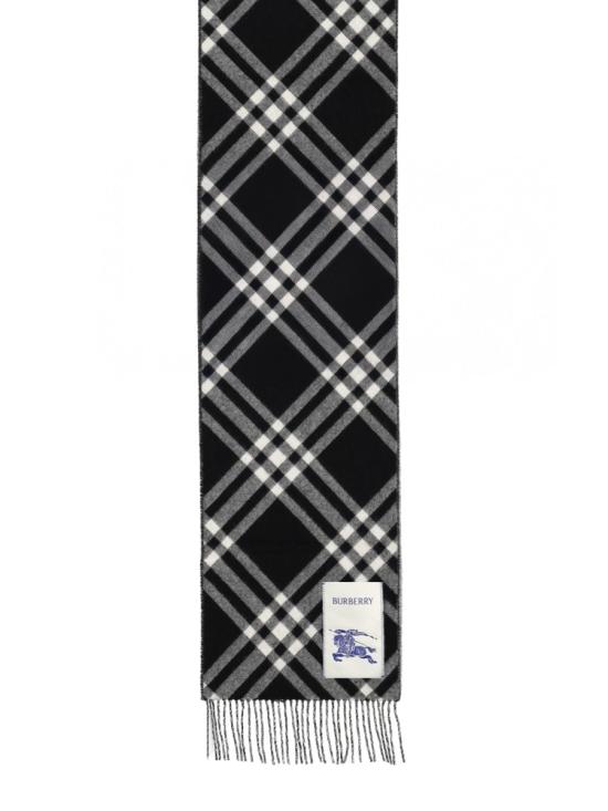 26FW 버버리 체크 캐시미어 스카프 8099650 A1189 BLACK - BURBERRY