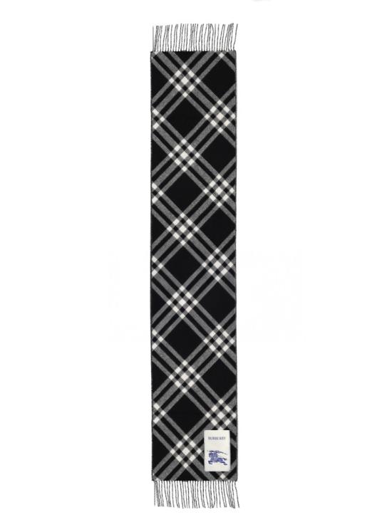 26FW 버버리 체크 캐시미어 스카프 8099650 A1189 BLACK - BURBERRY