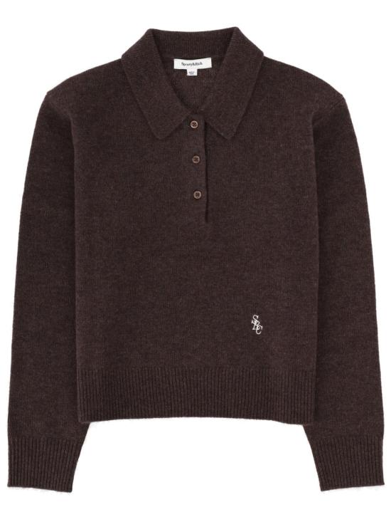 25FW 스포티앤리치 탑 WS07466302BR27 TOFFEE BROWN