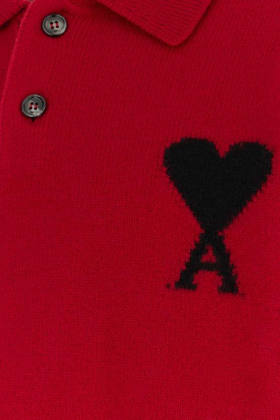 26FW 아미 탑 UPL409018 A252 RED - AMI