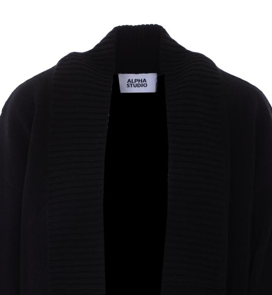 26FW 알파스튜디오 가디건 8311E 2202 BLACK - ALPHA STUDIO