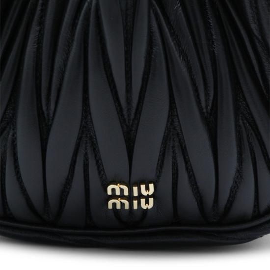 26FW 미우미우 나파 레더 파우치 5ND022 AFPPF0002 NERO - MIU MIU
