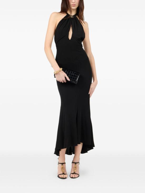 26FW 로베르토 카발리 롱 원피스 WKT141JJ009 05051BLACK - ROBERTO CAVALLI