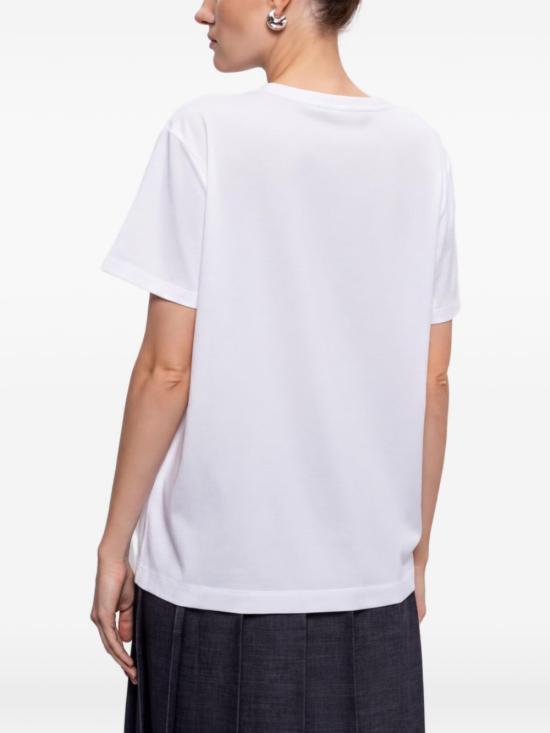 26FW 파비아나 필리피 반팔 티셔츠 JED216F133 L79621 BIANCO OTTICO - FABIANA FILIPPI
