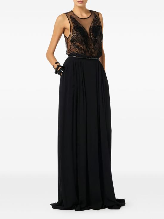 26SS 엘리자베타프랜치 미디 원피스 ABR4262E2 110 Nero - ELISABETTA FRANCHI