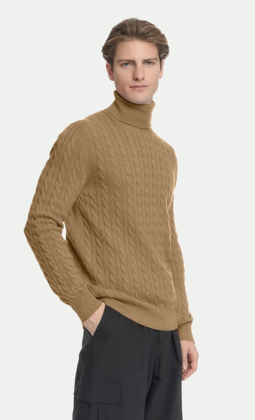 26FW 말로 터틀넥 UXC211 F1B02E3657 HONEY BEIGE - MALO