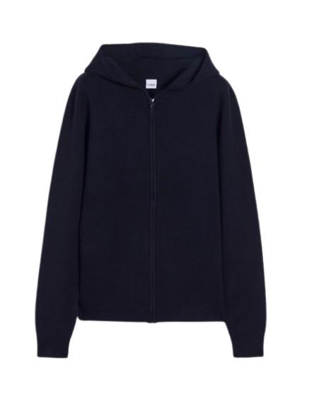 26FW 아스페시 후드 티셔츠 M657 D96510099 BLACK NAVY