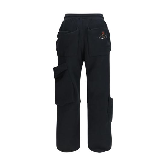26FW 비비안웨스트우드 트레이닝/조거 팬츠 VI2J01000FJ00ASN401BB BLACK - VIVIENNE WESTWOOD
