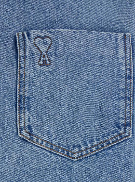 26FW 아미 셔츠 UJK918 BLUE - AMI