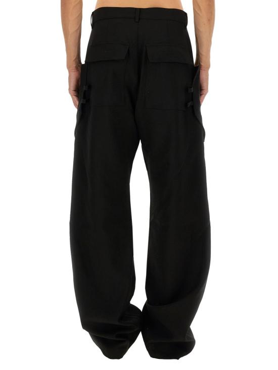 25FW 릭 오웬스 카고 팬츠 RU02E1346 WGP09 BLACK - RICK OWENS