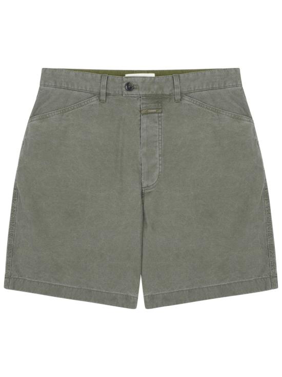 26SS 클로즈드 데님 숏팬츠 C8235053520 614 GREEN