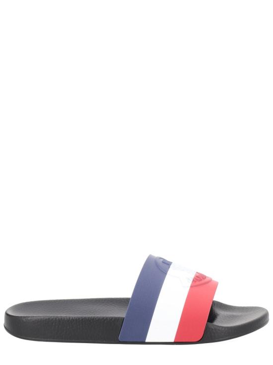 26SS 몽클레어 바실 러버 슬라이드 4C00030 01A49998 BLACK
