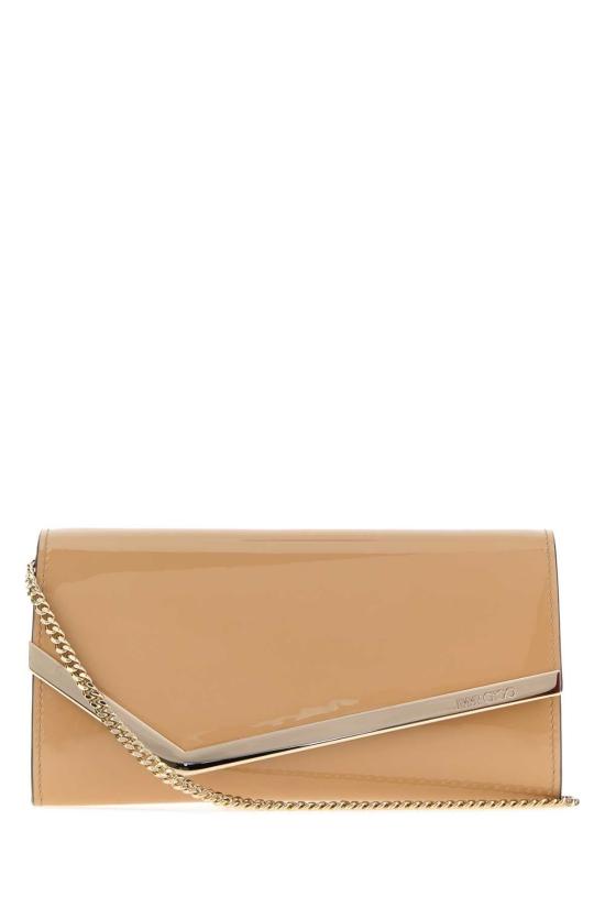 26FW 지미추 클러치/파우치 EMMIEPAT CHALIGGOL BEIGE