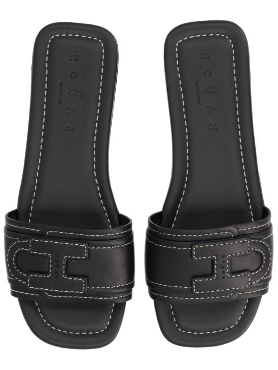 26SS 호간 샌들 HXW6850GC20 KXTB999 BLACK - HOGAN