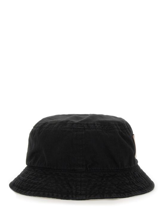  비비안웨스트우드 와이드 브림 라피아 버킷햇 81020009 W016EN401 BLACK - VIVIENNE WESTWOOD