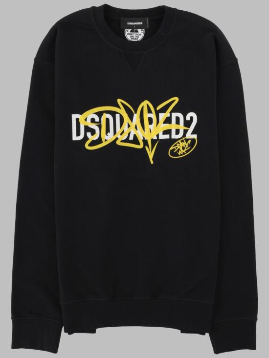 26FW 디스퀘어드2 탑 S74GU0977 D25028900 BLACK