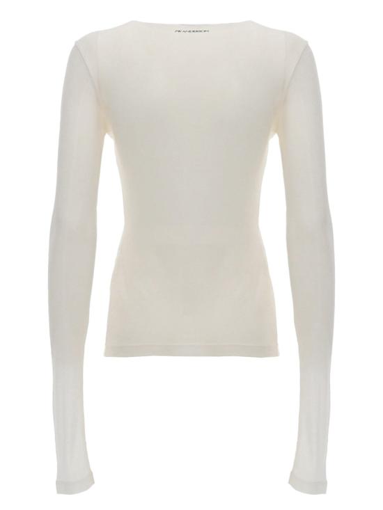 26SS JW앤더슨 폴로 티셔츠 JO0292 PG1904002 WHITE - JW ANDERSON