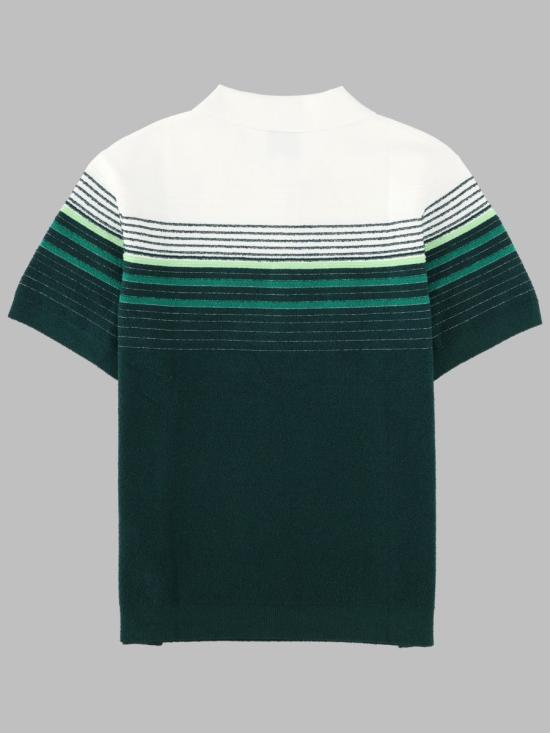 26FW 카사블랑카 셔츠 M PF26 KW 1422 01WHITE GREEN MULTICOLOR - CASABLANCA