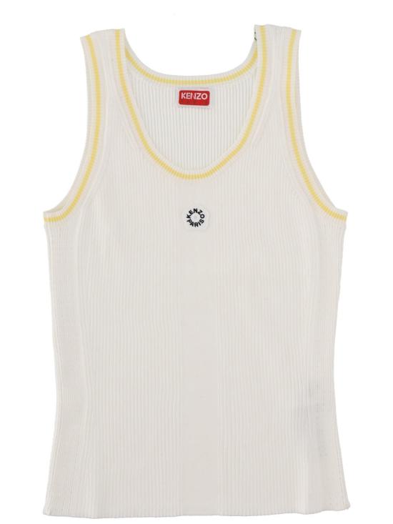 26SS 겐조 민소매 티셔츠 FG52TO6303LM 02 WHITE