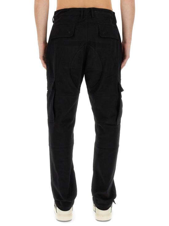  마르셀로 불론 카고 팬츠 CMCF014S24FAB001 1001 BLACK