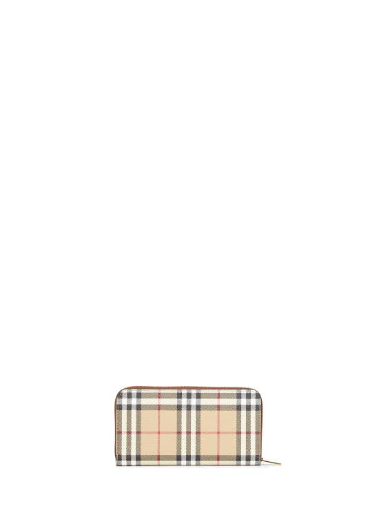 26FW 버버리 체크 지퍼 지갑 8109812 A9534 BEIGE - BURBERRY