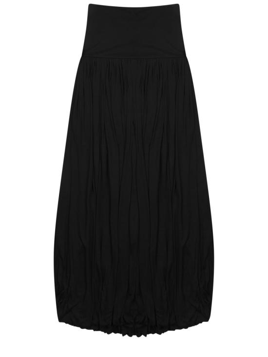 26SS 토템 스커트 262WRB0395FB0635 001 BLACK - TOTEME