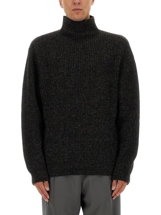 25FW 르메르 하이넥 스웨터 TO1427 LK1029MU213 BLACK - LEMAIRE