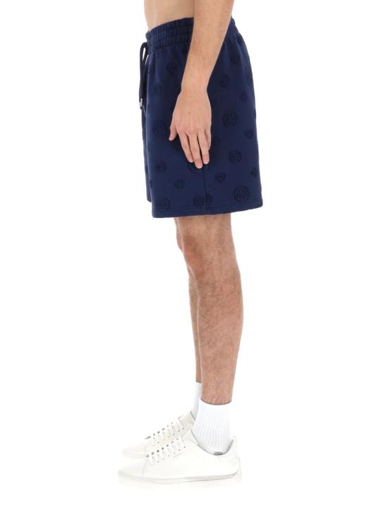 26SS 카사블랑카 숏팬츠 M SP26 JTR 003 05APPLIQUE MONOGRA M BLUE - CASABLANCA