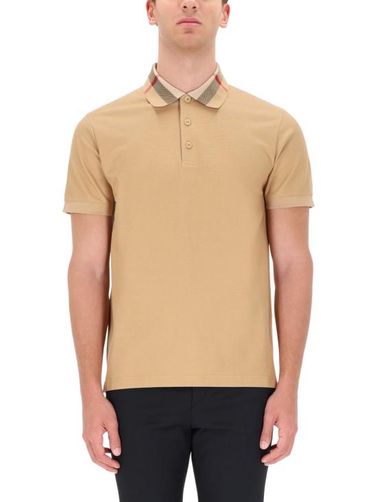 26SS 버버리 코튼 폴로셔츠 8095924 A1435 BEIGE - BURBERRY