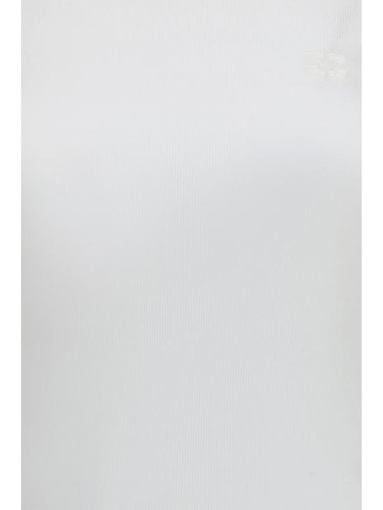 26SS 가니 소프트 코튼 립 반팔 티셔츠 A1050182 151 WHITE - GANNI
