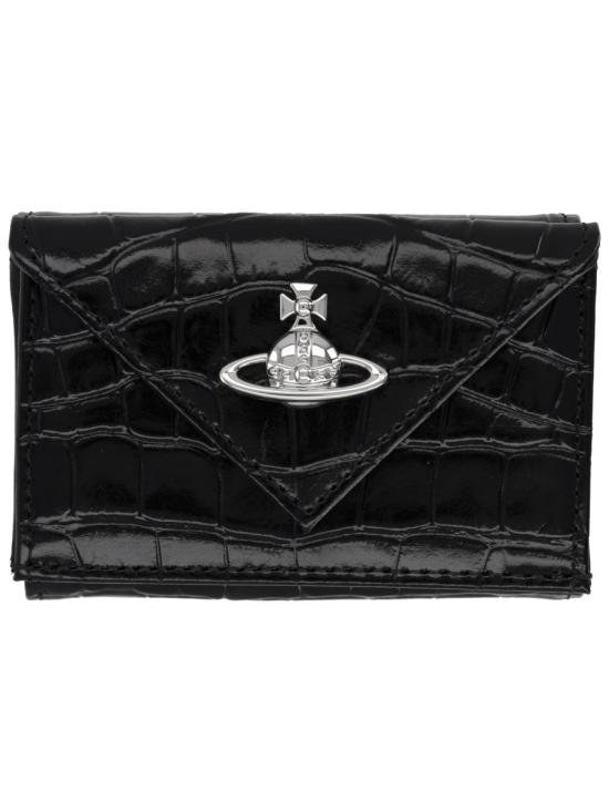 26FW 비비안웨스트우드 남성 레더 이중 반지갑 5115002EW L0098N401 BLACK - VIVIENNE WESTWOOD