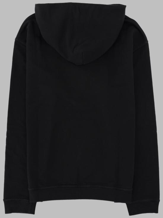 26SS 마르지엘라 업사이드 다운 자수 로고 후드 S50GU0167 S25503962 BLACK - MAISON MARGIELA