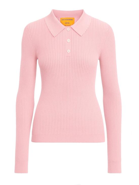 26SS 게스트 인 레지던스 폴로 티셔츠 W25611JL DAYBREAK PINK