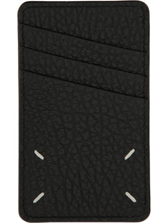 26FW 마르지엘라 버티컬 포 스티치 카드 홀더 SA1VX0017 P4455T8013 BLACK