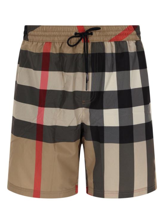 26SS 버버리 체크 스윔 팬츠 8112682 A7028 BEIGE
