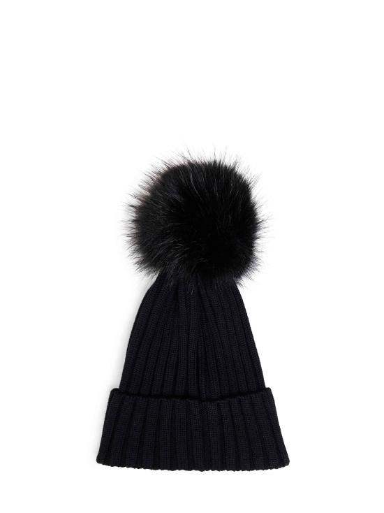 26FW 몽클레어 폼폼 울 비니 L20933B00039M1131999 BLACK - MONCLER