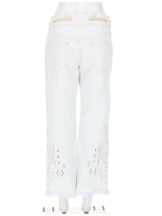 26SS 이자벨마랑 ALISON 킥 플레어 데님 팬츠 PA0694FA D2H01I20WH WHITE - ISABEL MARANT
