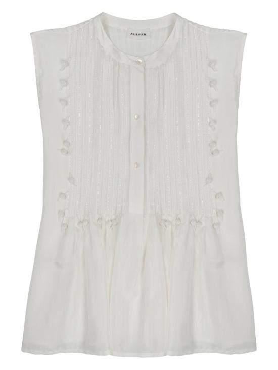26SS 파로쉬 블라우스 D311733 SADIO001 WHITE