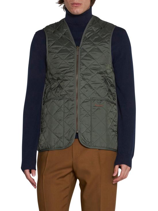 26FW 바버 퀼티드 집 라이너 MLI0001MLIGN92 GREEN - BARBOUR