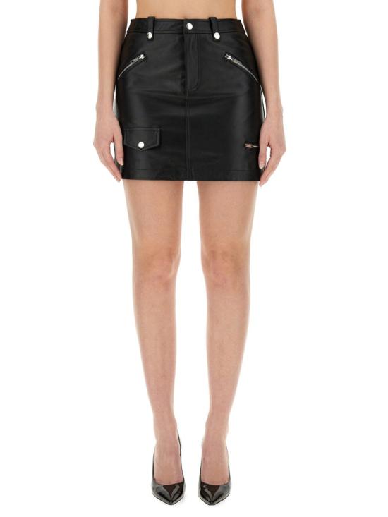  모스키노 스커트 37043716 0555 BLACK - MOSCHINO